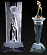 trofee de cristal golf